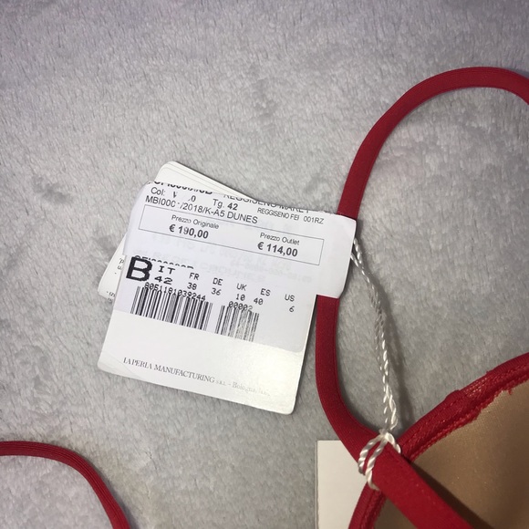 LA PERLA Red Bikini Top (Brand New) - Picture 4 of 5